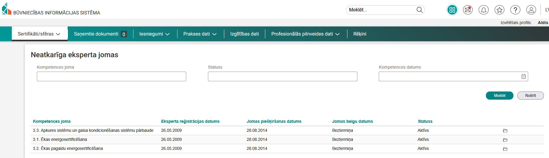 Attēls. Neatkarīga eksperta jomas.