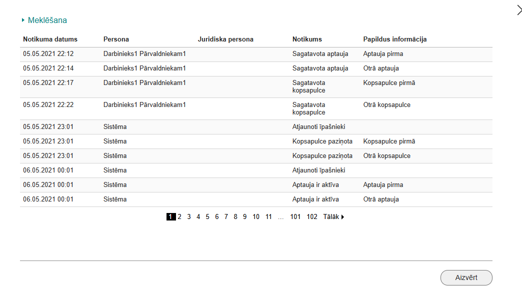 Attēls. Mājas lietas Notikumu vēstures žurnāls.